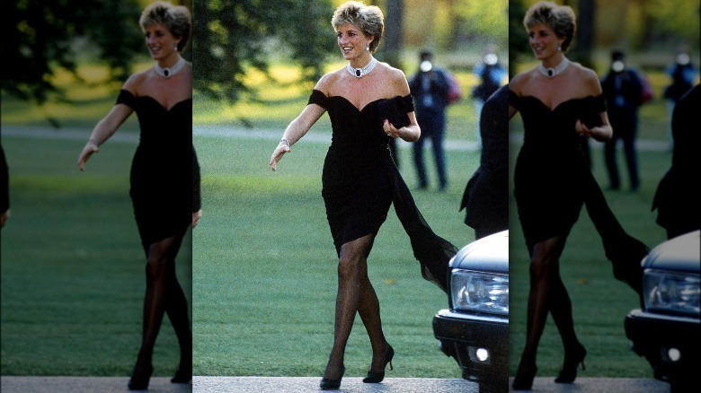 Princess Diana in little black dress