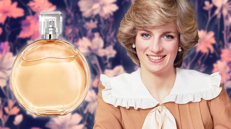 Princess Diana and perfume bottle
