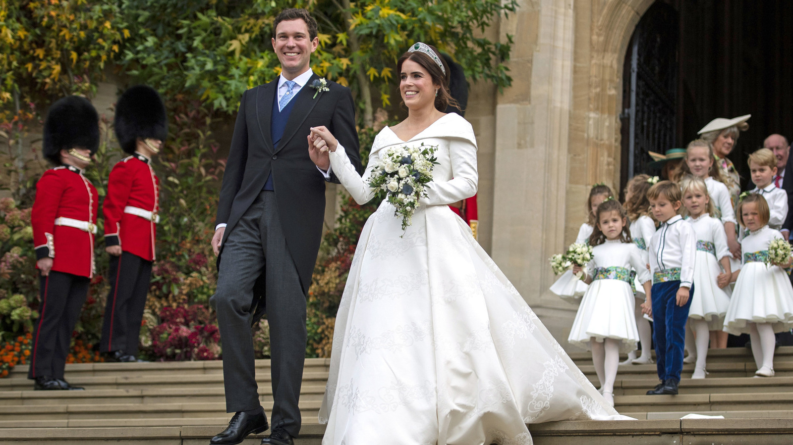 Princess Eugenie's Open-Back Wedding Dress Meant More To Her Than We Realized