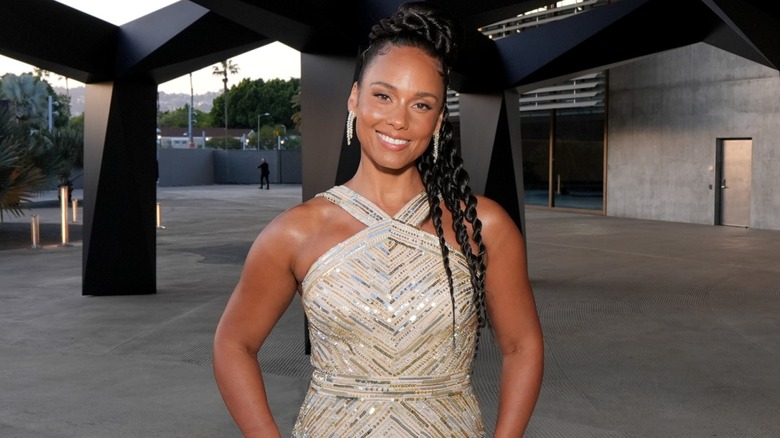 Alicia Keys attends LACMA's opening gala for The David Geffen Galleries at the Los Angeles County Museum of Art in April 2026