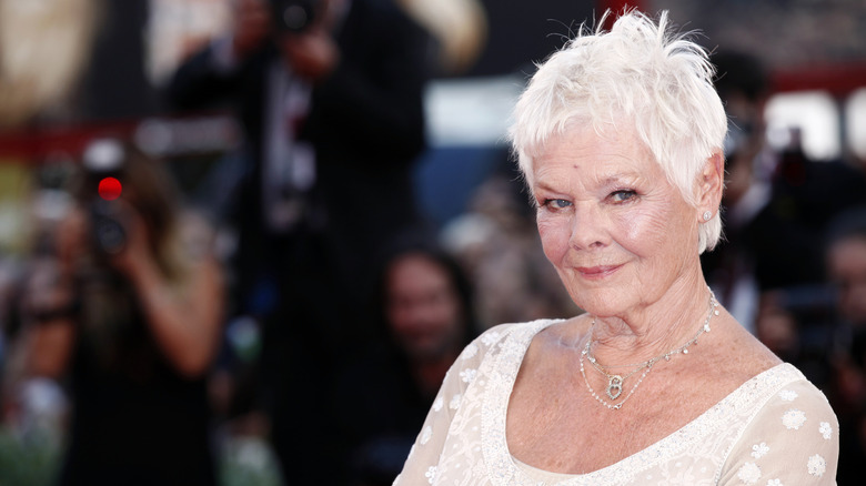 Judi Dench on the red carpet