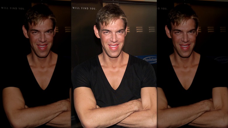 Bryan Aucoin on the red carpet
