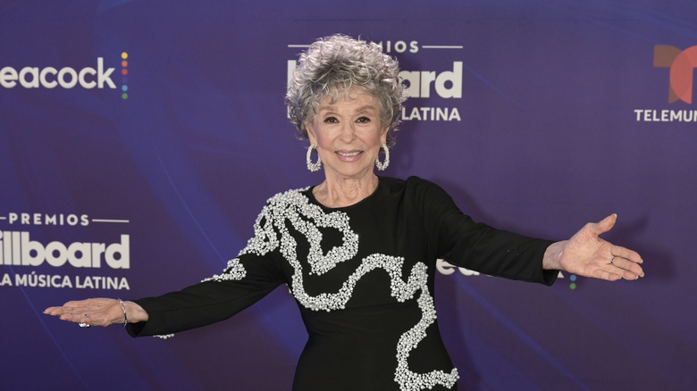 Rita Moreno during the 2025 Billboard Latin Music Awards.