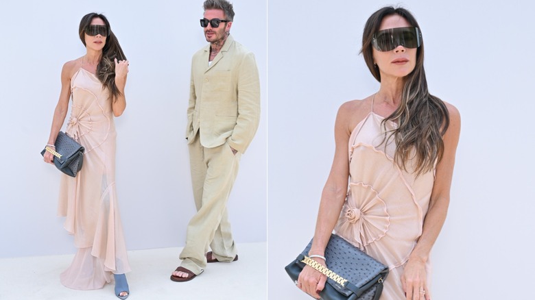 Victoria and David Beckham in Versailles, France, in 2023
