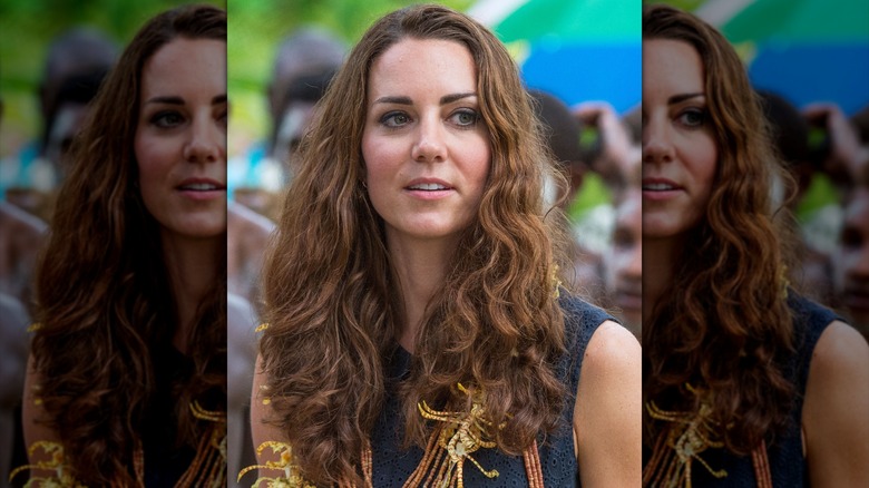Kate Middleton during a 2012 trip to the Solomon Islands.