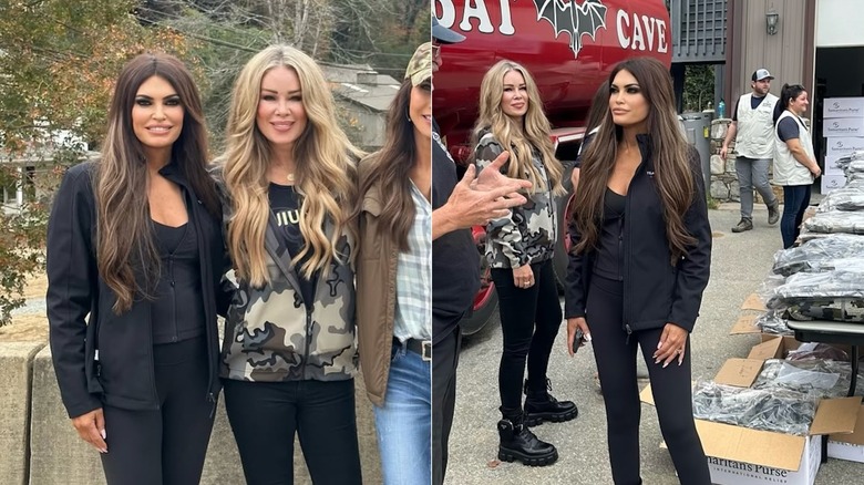 Kimberly Guilfoyle in black leggings and athletic wear