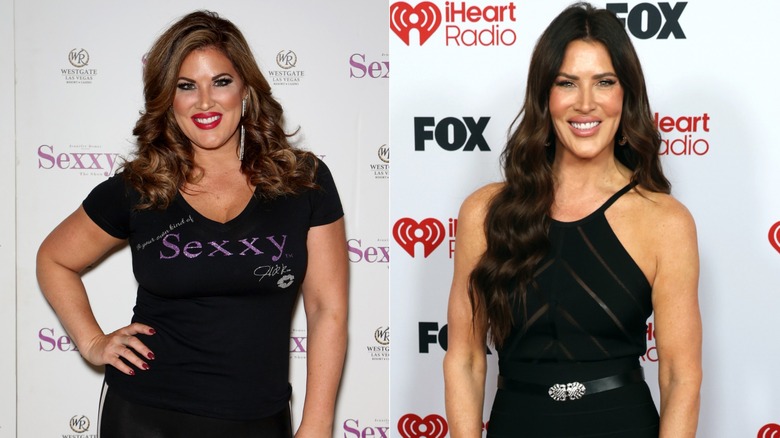 Emily Simpson with wavy hair