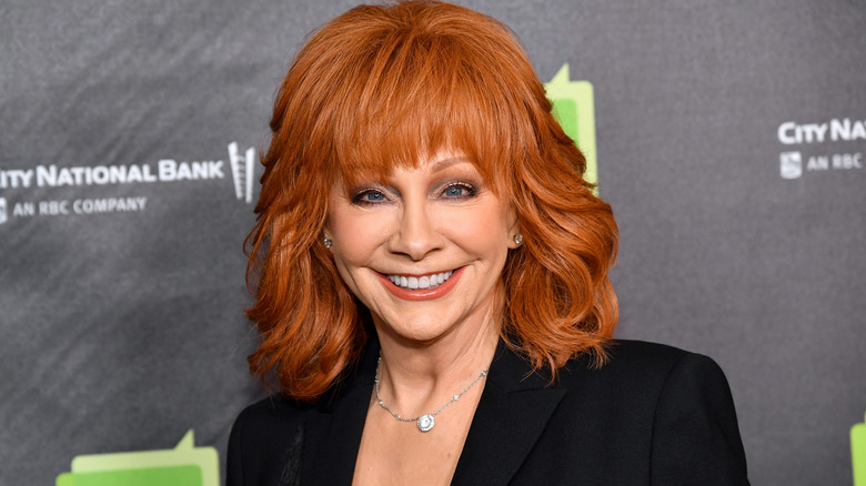 Reba McEntire smiling