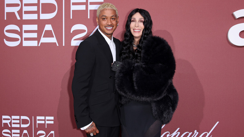 Cher and Alexander Edwards smiling