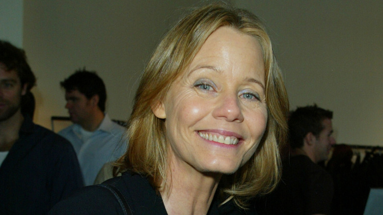 Susan Dey smiling while photographed at a Shop To Show Your Support event