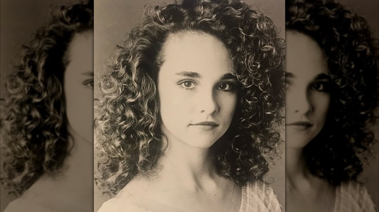 Diane Franklin posing for a headshot in the '80s.