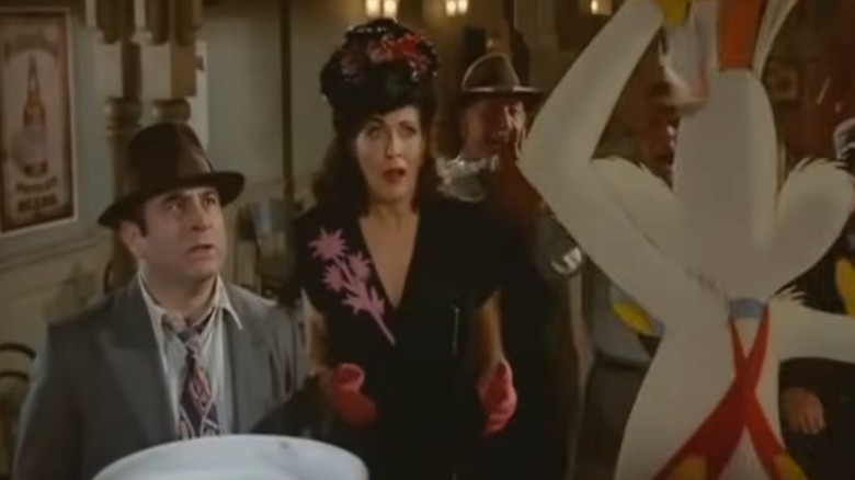 Joanna Cassidy and Bob Hoskins in 