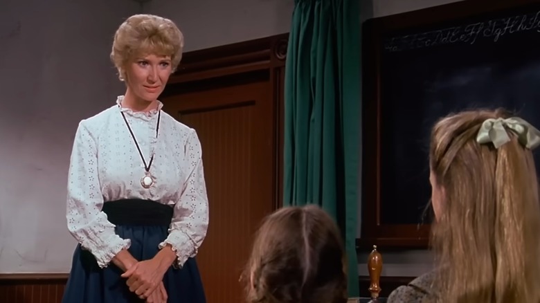 Charlotte Stewart as Miss Beadle in 