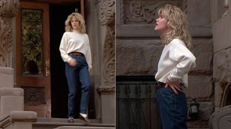 Side by side of Meg Ryan as Annie Reed in "Sleepless in Seattle"