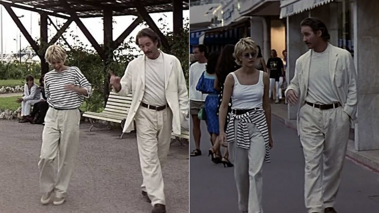 Side by side of Kate and Luc in "French Kiss"