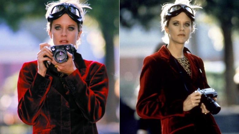 Side by side of Meg Ryan as Maggie in "Addicted to Love"