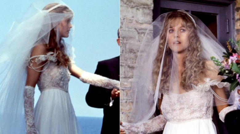 Side by side of Meg Ryan as Rita Boyle in "Prelude to a Kiss"