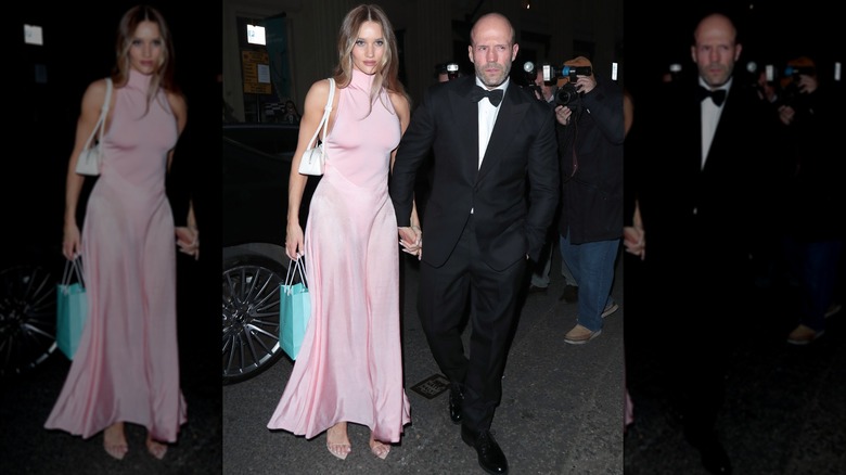 Rosie Huntington-Whiteley and Jason Statham on April 20, 2024