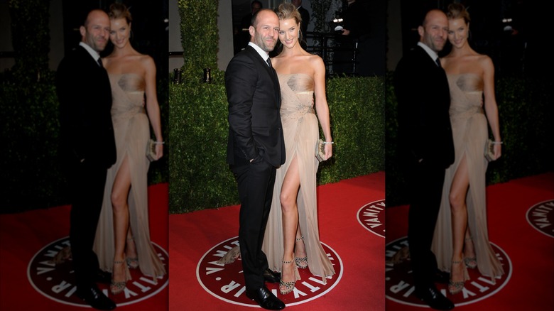 Rosie Huntington-Whiteley and Jason Statham on February 27, 2011