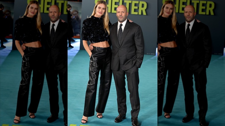 Rosie Huntington-Whiteley and Jason Statham on January 20, 2026