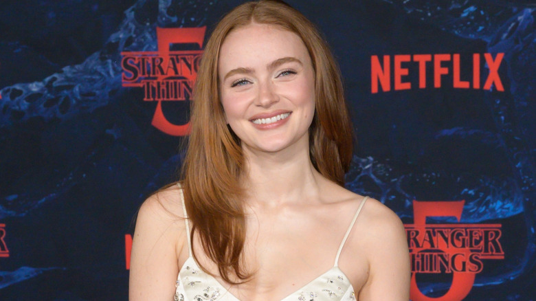 Sadie Sink posing in 2025