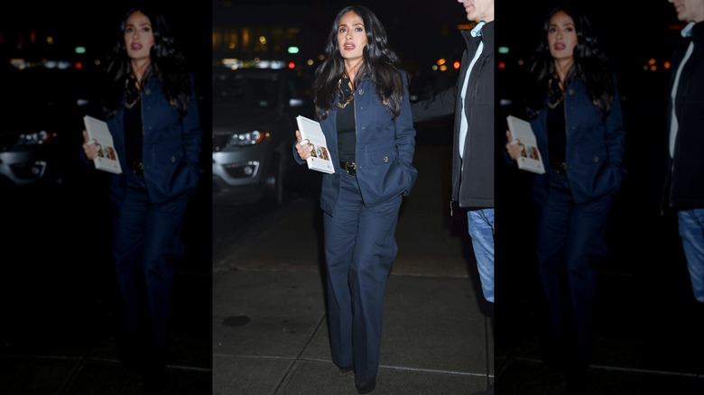 Salma Hayek at Atelier Jolie in NoHo in New York City in May 2025