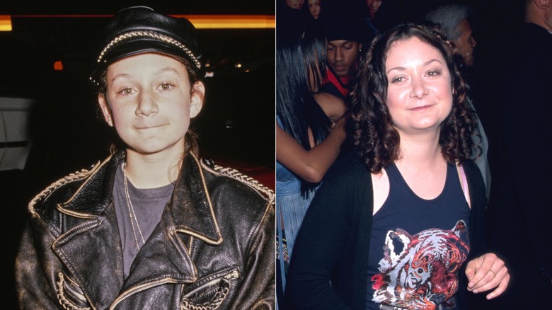 Sarah Gilbert in 1998 and 1999