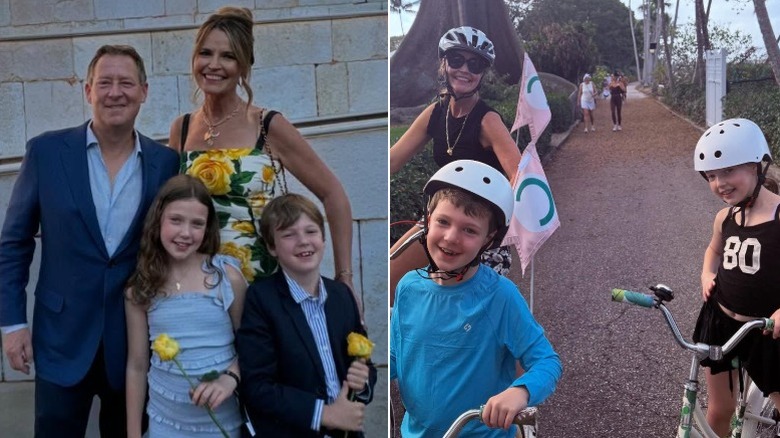 Savannah Guthrie and her family on vacation in Paris and Palm Beach