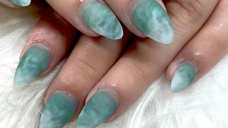 How to Create Sea Glass Nails - wide 5