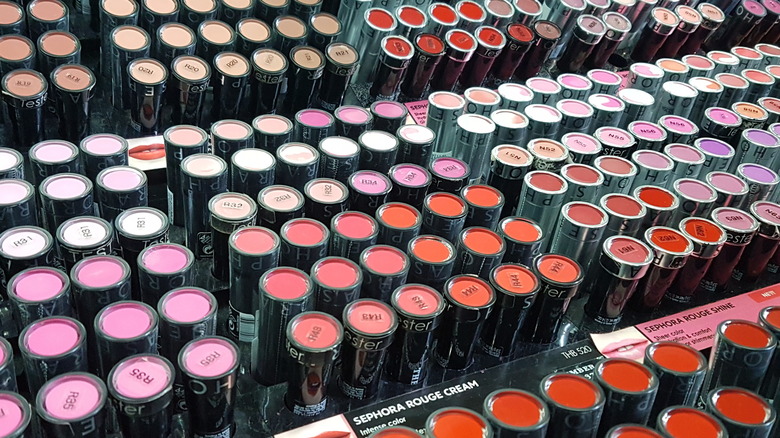 Sephora lipstick display