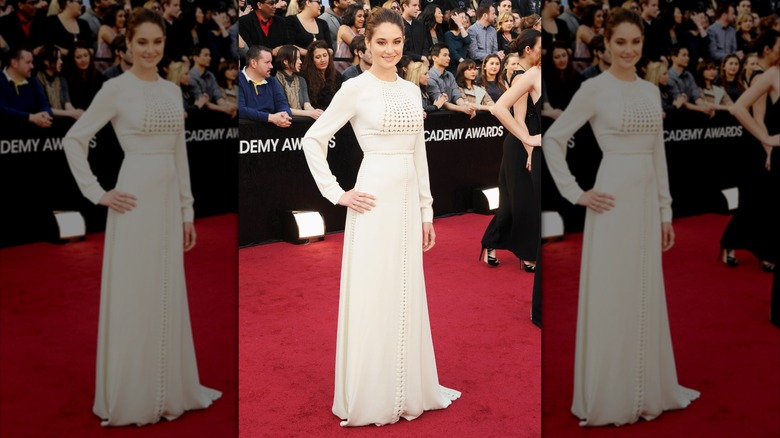 Shailene Woodley at the 2012 Academy Awards.