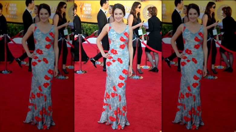 Shailene Woodley at the 2012 Screen Actors Guild Awards.