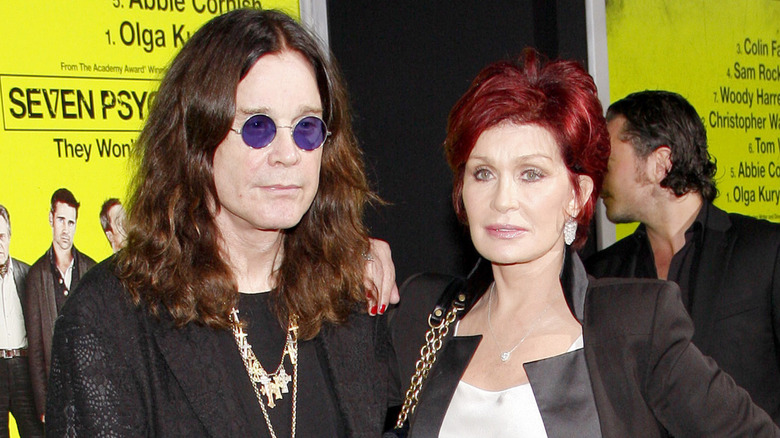Ozzy Osbourne and Sharon Osbourne at Seven Psychopaths premiere