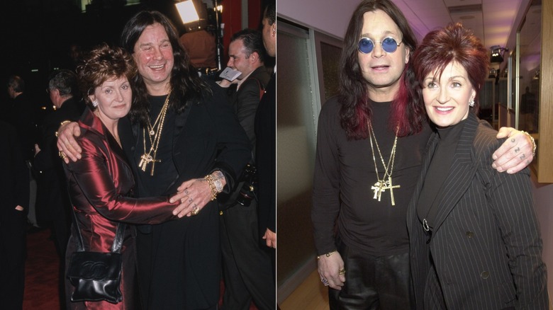 Sharon Osbourne in 2000 and 2001