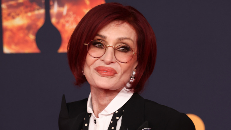 Sharon Osbourne smiles in 2026