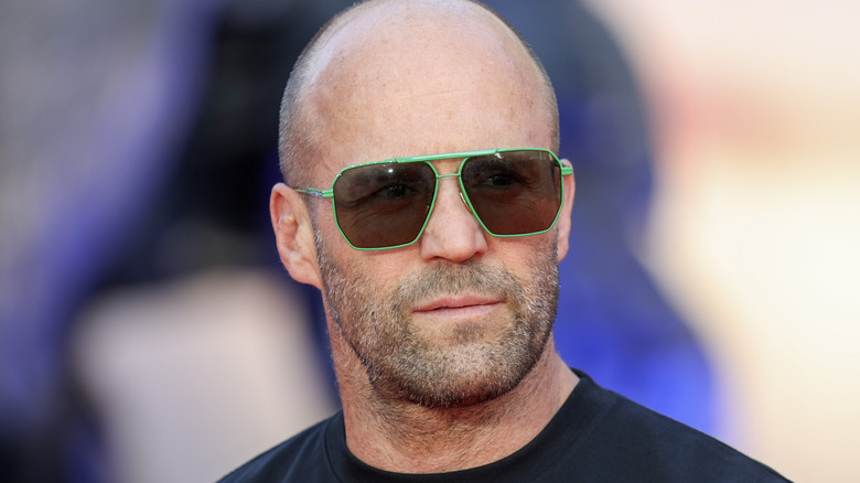 Jason Statham posing