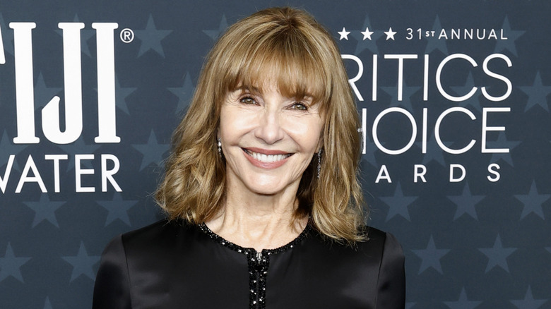 Mary Steenburgen wears a black dress at the 31st annual Critics Choice Awards