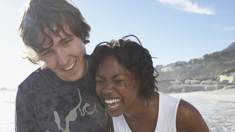 couple at the beach