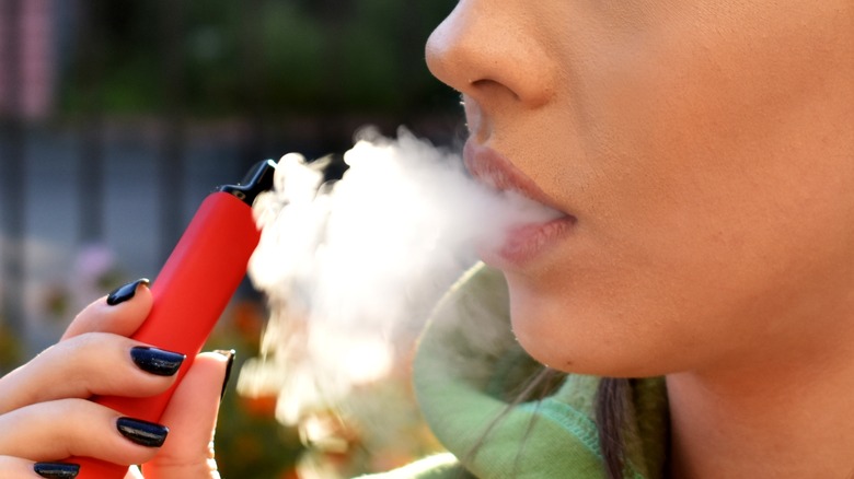 female smoking