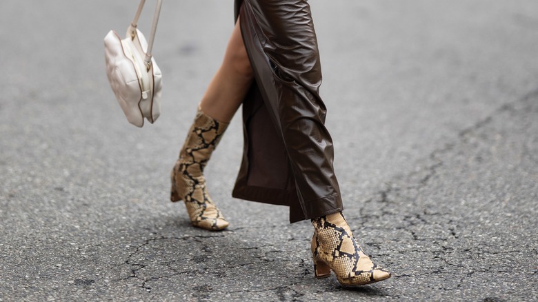 Snakeskin Boots Are Basically A Neutral This Fall, And You Can't ...