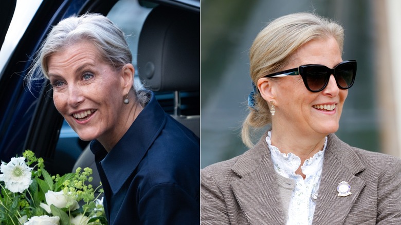 Sophie, Duchess of Edinburgh, wearing updos in May 2026