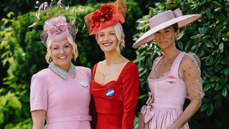 Racegoers attending Royal Ascot on day one