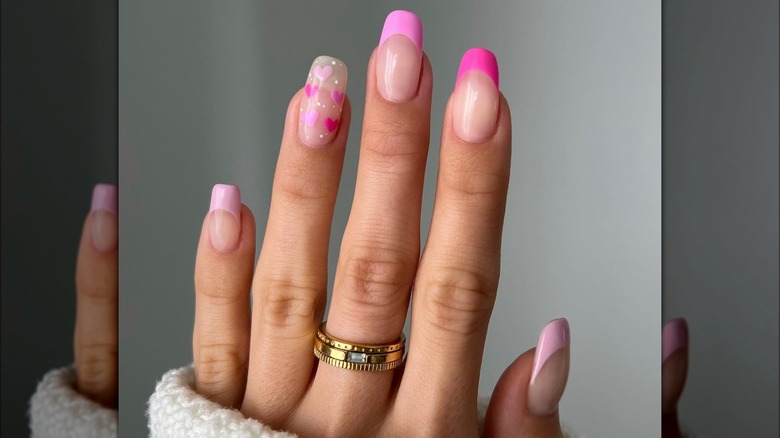 French Manicure Ideas: Lavender French Tips - Lulus.com Fashion Blog