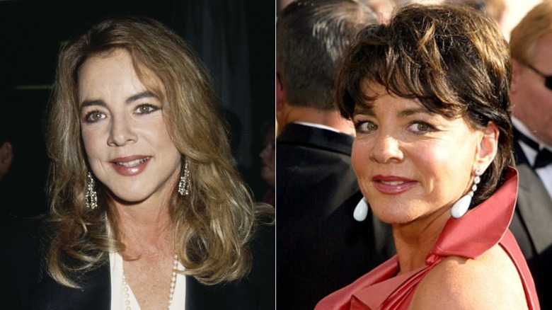 Stockard Channing at the GLAAD Awards in 1994 on the left and the Emmys in 2003 on the right.