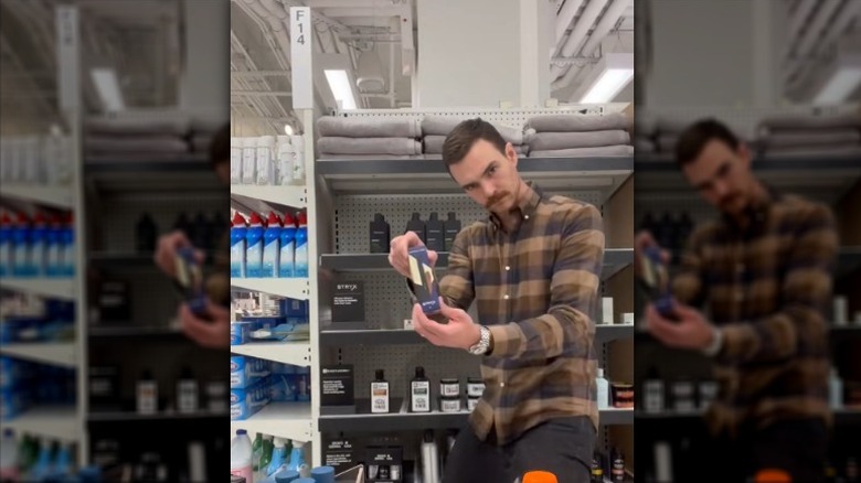 TikTok video of Stryx products in Target store