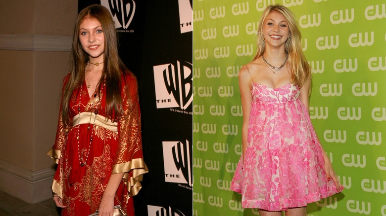 Taylor Momsen with brunette/blond hair
