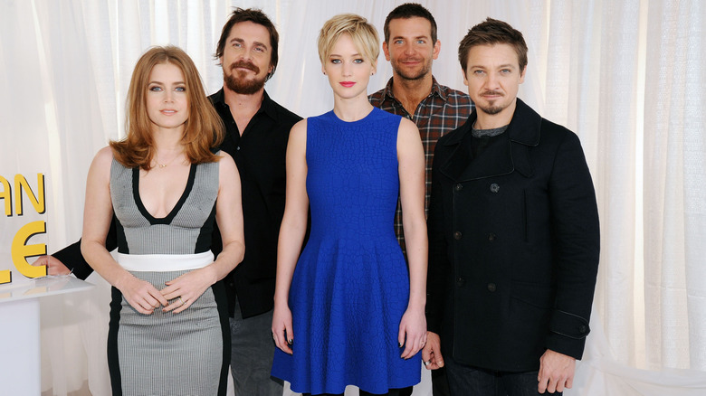 The cast of "American Hustle"