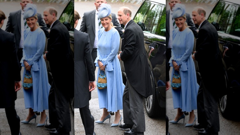 The Duke and Duchess of Sussex at Peter Philips' wedding