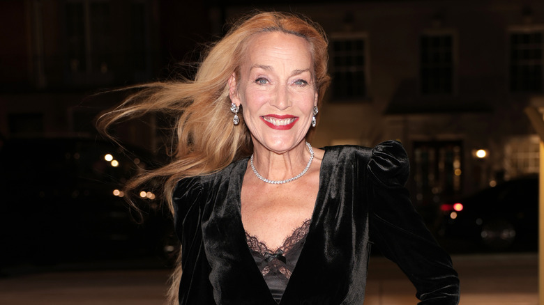 Jerry Hall smiling at an event in March 2026.