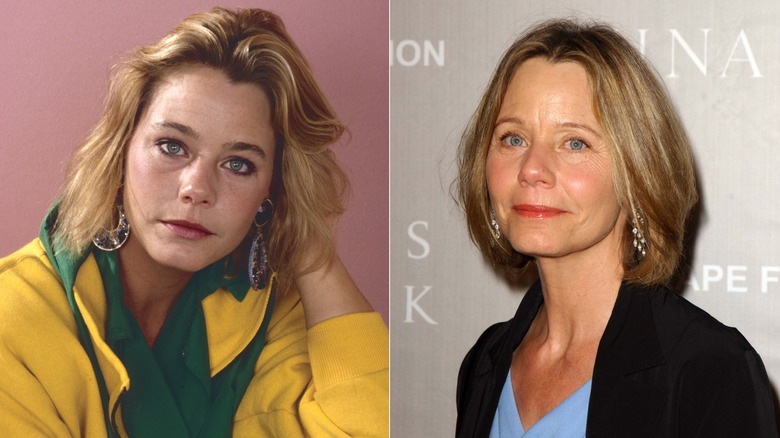 Susan Dey photographed in 1986 (L) & Susan Dey smiling photographed in 2006 (R)